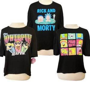 Graphic/Cartoon Crop Top